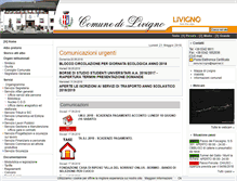 Tablet Screenshot of comune.livigno.so.it